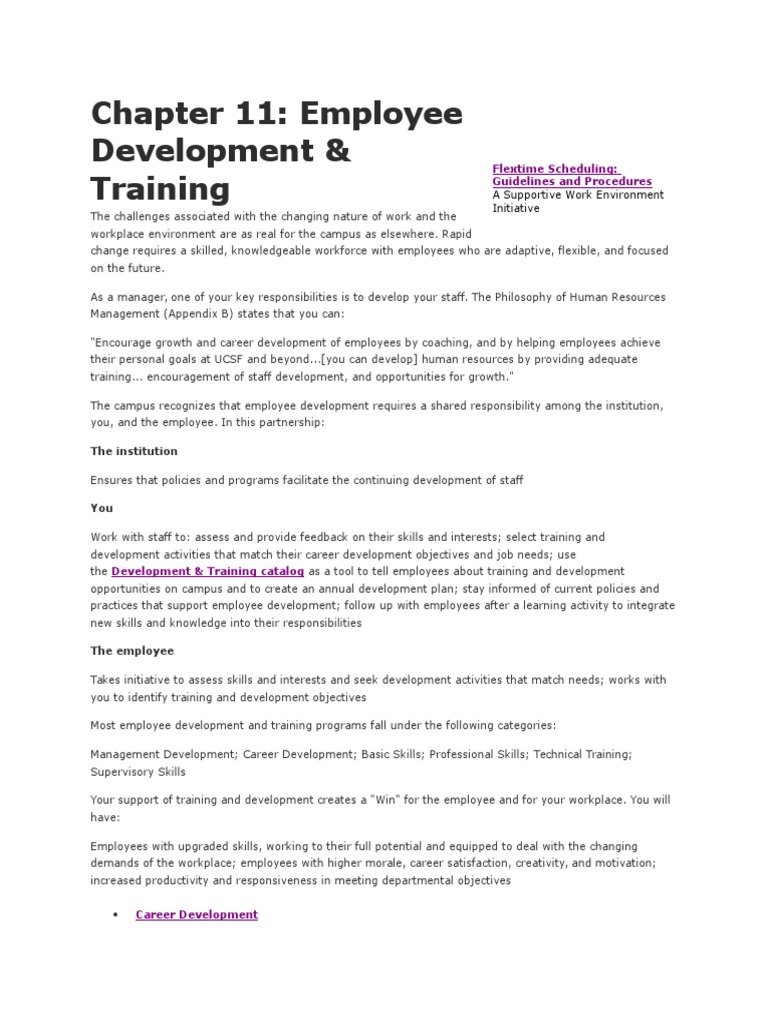 Employee Development Guide | PDF | Competence (Human Resources ...