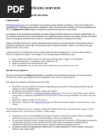 Fase de Diseño Del Servicio