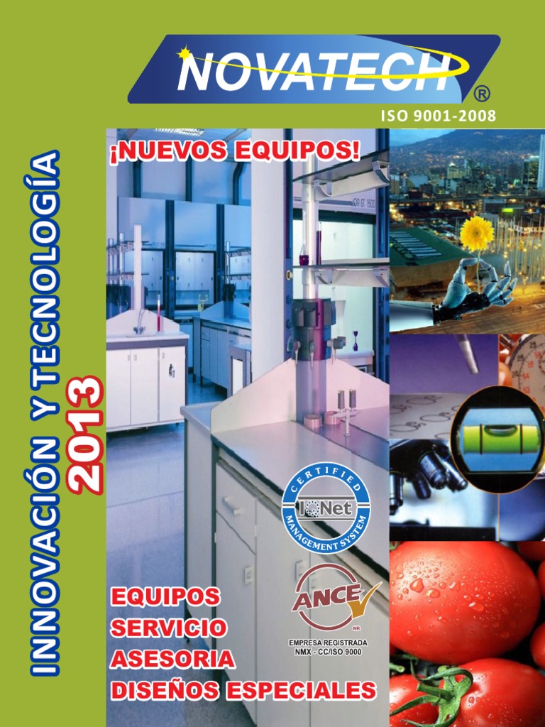 Equipos de Laboratorio Novatech | PDF | Acero | Destilación