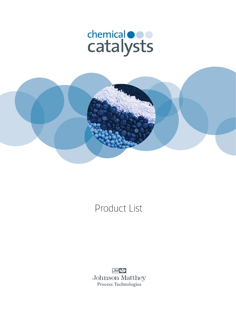 JM 72052 Chemical Catalyst Product List Hydrogenation Fatty Acid