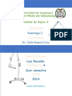 Radiología Facultad Odontología U. Guayaquil
