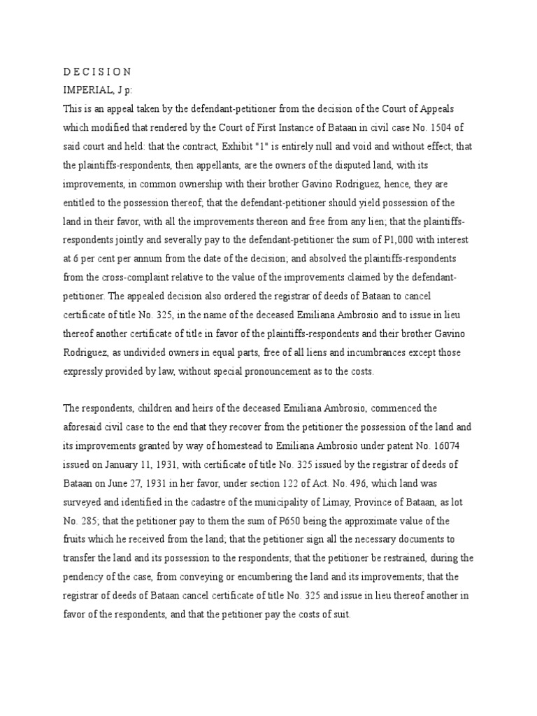 Appeal on Land Ownership Dispute | PDF | Mortgage Law | Interest