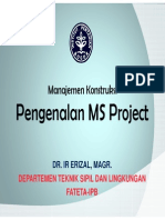 Pengenalan MS Project