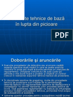 Judo -Doborari și aruncari