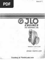 Jlo Engines Rockwell L-227 L-230 L-252-l Jp-7710 Ipl