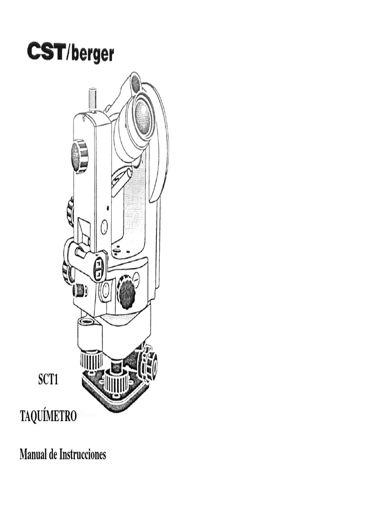 Taquimetro CST 56-Sct1 | PDF | Telescopio | Brújula