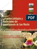 Potencialidades y Limitaciones Del Departamento San Martin