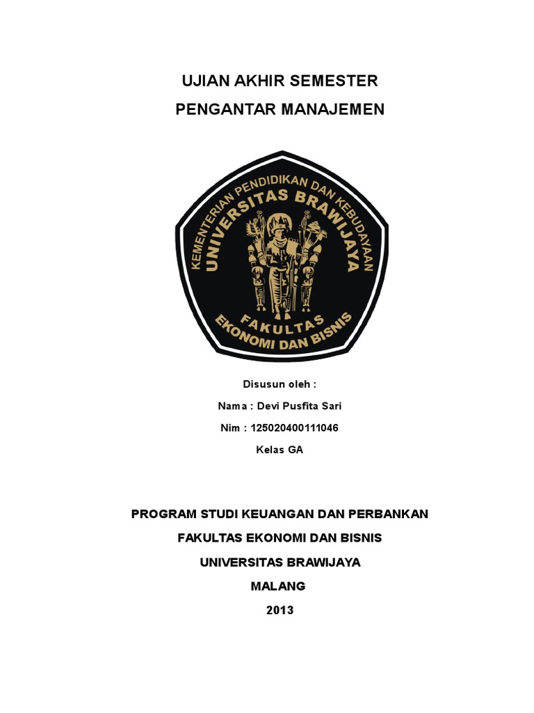 Contoh Makalah Seminar Manajemen