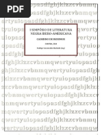 CADERNO de RESUMOS I Simpósio de Literatura Negra Ibero-Americana