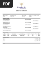 Electronic Ticket: Reservation Details