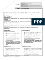 Assessment For Unit Plan