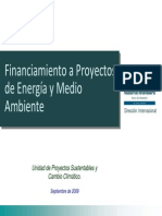 ENI Financiamiento a Proyectos Energia