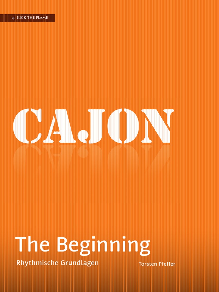 Cajon Lernen The Beginning 1 Tutorial in Percussion PDF