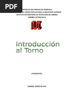 Introducción Al Torno