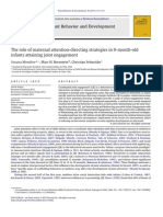 The Role of Maternal Attention-directing Strategies in 9-Month-old