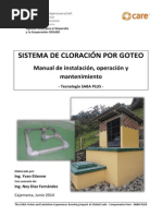 Download Manual de instalacin operacin y seguimiento de sistema de cloracin por goteo SABA Pluspdf by Miguel Bazan Centurion SN254018324 doc pdf