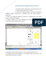 Procedimiento Para El Trabajo de Autocad 3d