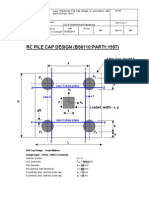 Sachpazis - 4 RC Piles Cap Design With Eccentricity Example (BS8110-PART1-1997)