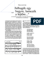 Harangozó Imre - "Felhagék Egy Nagy Hegyre, Benezék A Lejtőre... "