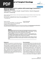 World Journal of Surgical Oncology: Abnormal HCG Levels in A Patient With Treated Stage I Seminoma: A Diagnostic Dilemma