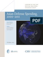 Asian Defense Spending, 2000–2011- CSIS, 2012.10