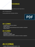 Ditadura Brasileira - Atos Institucionais