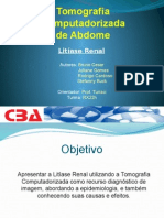 exame de litiase renal atraves da tomografia