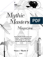 MMM2 Mythus Masters System Newsletter 2nd Issue