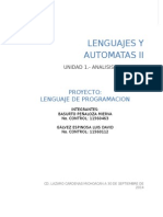 Investigacion Unidad 4 - LENGUAJES Y AUTOMATAS II