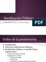 Presentación Rectificación trifásica