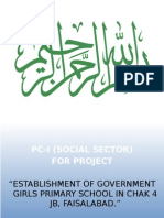 PC-I Social Sector Example