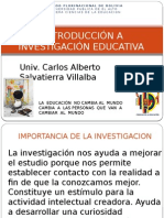 Introducción A Investigación Educativa