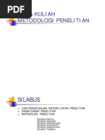 Download Mata Kuliah Metodologi Penelitian by NurulKamal19 SN25404701 doc pdf