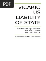 Download Vicarious Liability of State by ZaheenKaur SN254048396 doc pdf