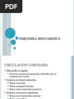 Isquemia Miocardica