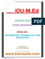 Ignou m Ed Mese 066 Study Material
