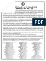 Mamasapano: A Challenge To Stand For Peace