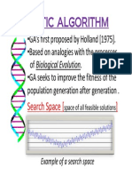 Genetic Algorithm: Search Space