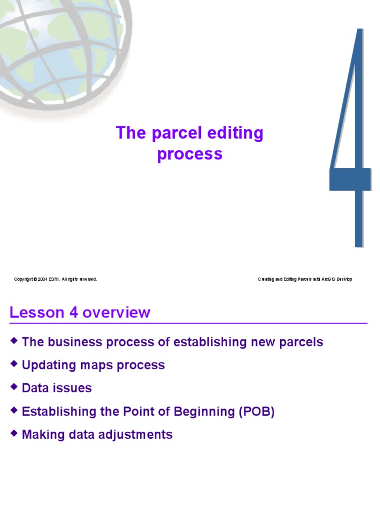 The Parcel Editing Process: Creating and Editing Parcels With Arcgis ...
