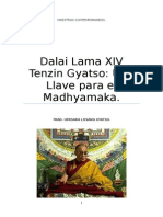 Dalai Lama XIV Tenzin Gyatso Una LLave para El Madhyamaka