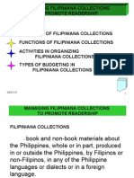 Managing Filipiniana Collections
