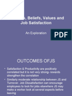 Attitudes, Beliefs, Values and Job Satisfaction