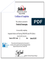 Certificate of Completion: Frederick Fuentespina