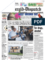 Front - The Herald-Dispatch, June 20, 2009