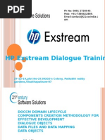 HP Exstream Training 21st Century +917386622889