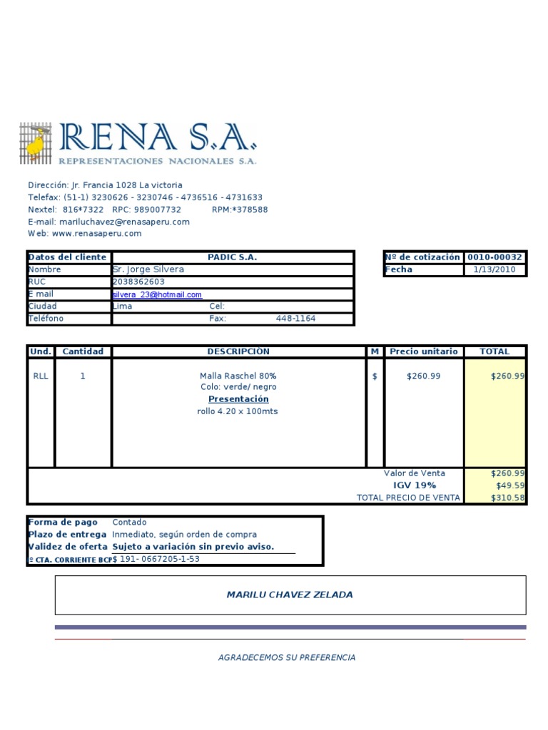 0032 Padic S.A | PDF | Business