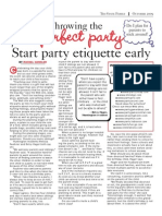 "Party Etiquette" - Tri-State Family - October 2009