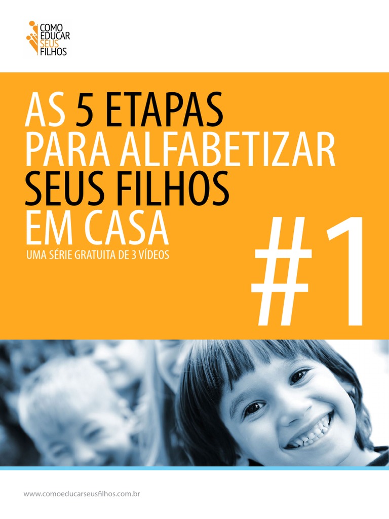 5 Etapas para Alfabetizar em Casa | PDF | Alfabetização | Vogal