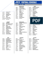2015 ACC Composite Schedule