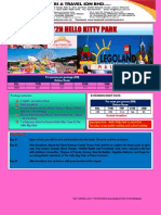 Johor - 3d2n Hello Kitty Park Package Validity 31 Dec 2014